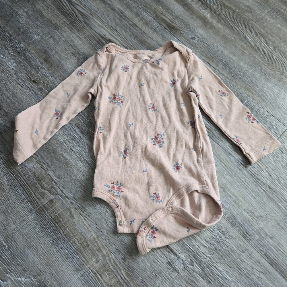 18M Girls Floral Pink Kids One Piece